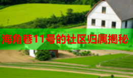 海角巷11号的社区归属揭秘