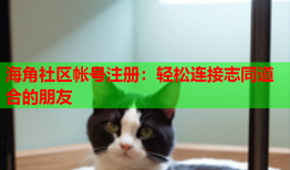 海角社区帐号注册：轻松连接志同道合的朋友