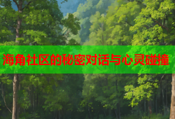 海角社区的秘密对话与心灵碰撞