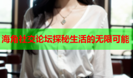 海角社交论坛探秘生活的无限可能
