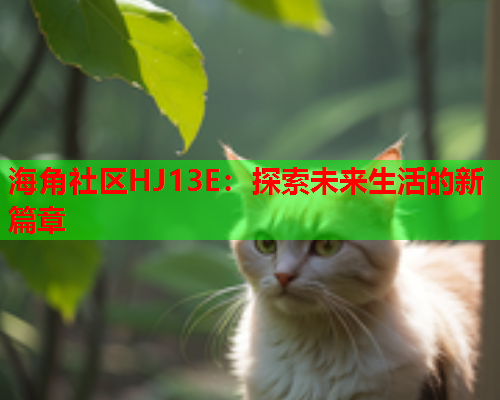 海角社区HJ13E：探索未来生活的新篇章